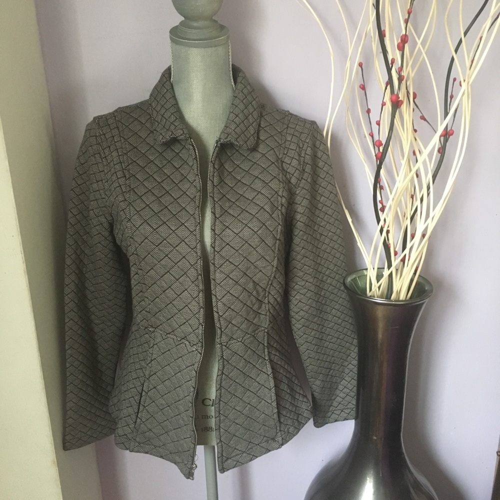 Issac Mizrahi Live Diamond Quilted Jacket